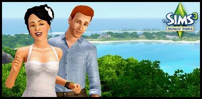 simpa mary-sue daniel vacances île sunlit tides sims 3 voyage noces soleil