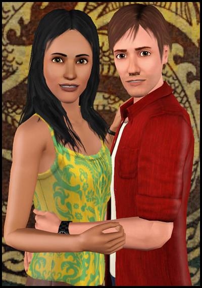 sims 3 deschamps couple jennifer arnaud fiancés jeunes