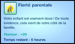 moodlet fierté parentale