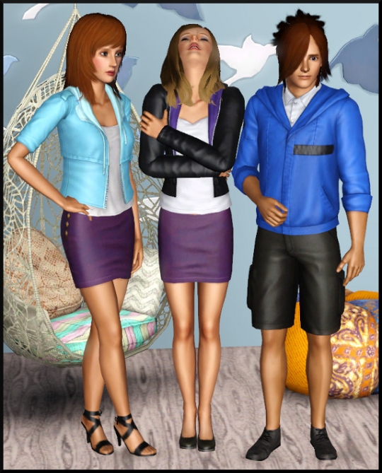 4 sims 3 store chic et decontracte Fraîches nuits d'été