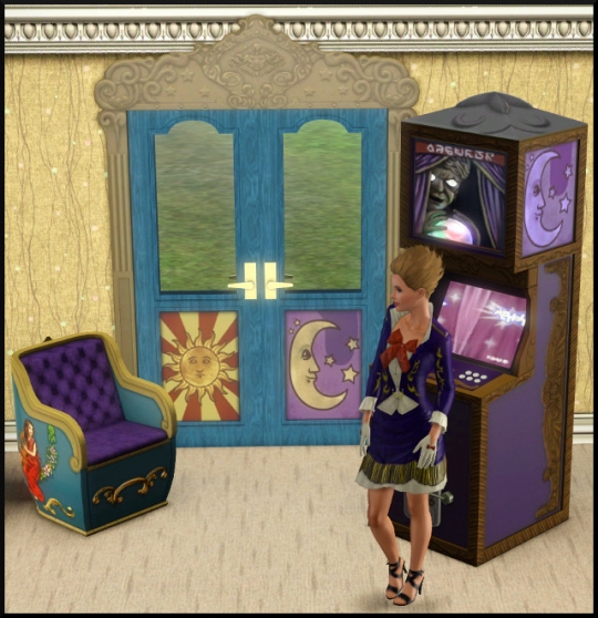 19 sims 3 store cirque celebration objets porte fauteuil arcade