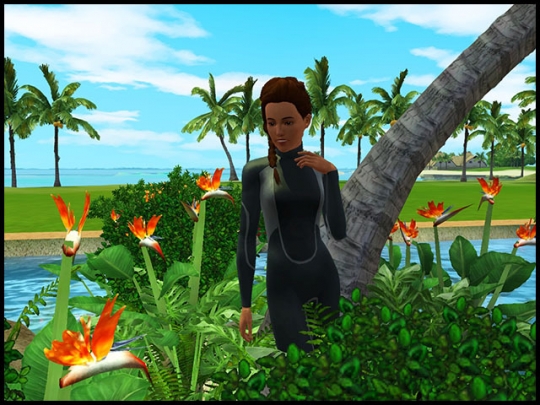 8 sims 3 store collection super surf &amp;amp; soleil tenue plongee femme