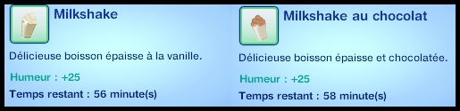 moodlet quand on boit un milkshake