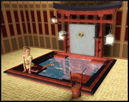 3 sims 3 store Compilation Inspiration japonaise bain remou jacuzzi