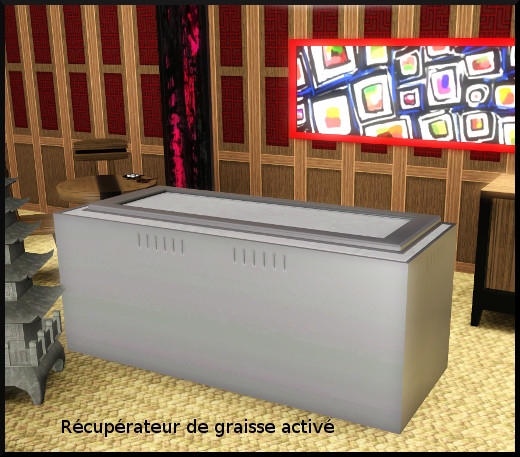 11 sims 3 store Salle à manger d'inspiration japonaise Itadakimasu !  Teppanyaki Chun et cie graisse