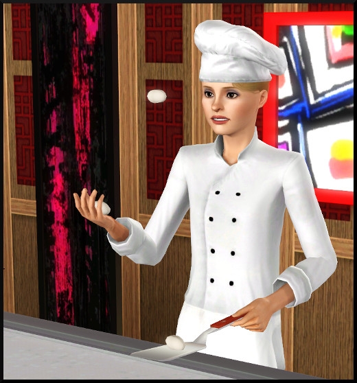 13  sims 3 store Salle à manger d'inspiration japonaise Itadakimasu !  Teppanyaki Chun et cie oeuf