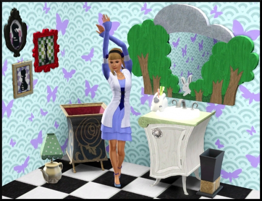 4 sims 3 store set a travers la longue vue salle de bain lavabo