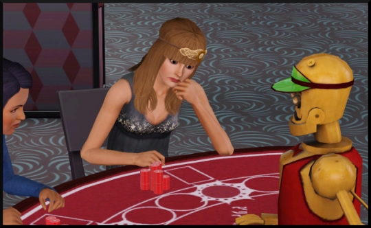 3 sims 3 store Lot Poker et roulette Doubler la mise  Table de poker Main de l'homme mort action