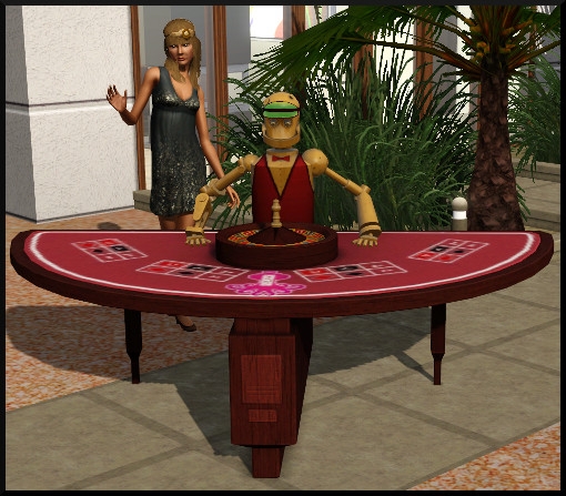 4 sims 3 store Lot Poker et roulette Doubler la mise Table de roulette Faites vos jeux présentation