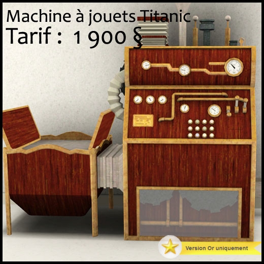 midnight hollow machine à fabriquer des jouets titanic
