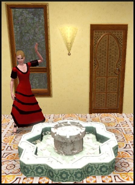 4 Sims 3 Store Mystique Marocaine fontaine porte fenetre