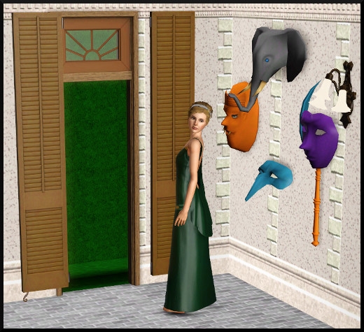 1 sims 3 store inspire par la nouvelle orleans Vieille ville kit de démarrage masque