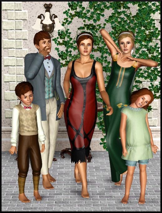 3 sims 3 store inspire par la nouvelle orleans Ragtime à La Nouvelle-Orléans enfant adulte