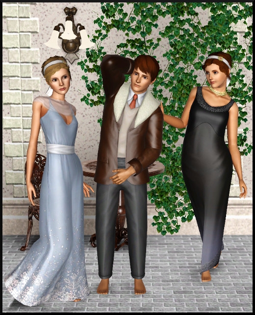 5 sims 3 store inspire par la nouvelle orleans Ragtime à La Nouvelle-Orléans robe noire