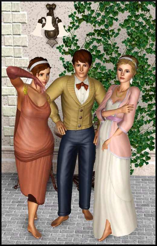 8 sims 3 store inspire par la nouvelle orleans Ragtime à La Nouvelle-Orléans robe orange