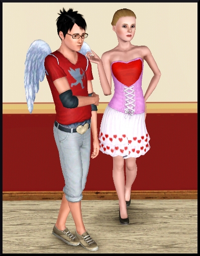 2 sims 3 store objet gratuit bonne saint valentin 2012