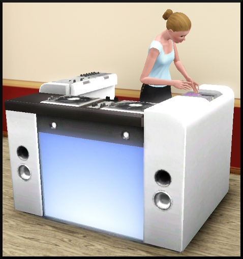 37 sims 3 store objet gratuit cabine de dj freestyle showtime