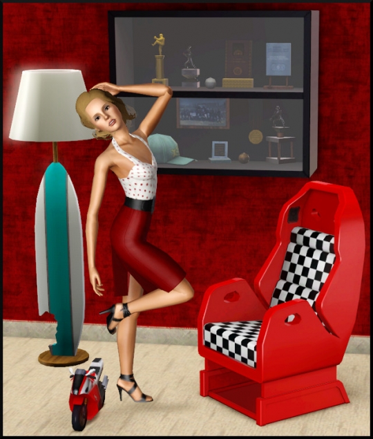 2 sims 3 store passion et sport Rêves de victoires sportives fauteuil