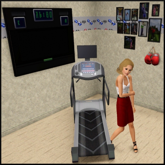 3 sims 3 store passion et sport C'est l'heure du match !  tapis roulant