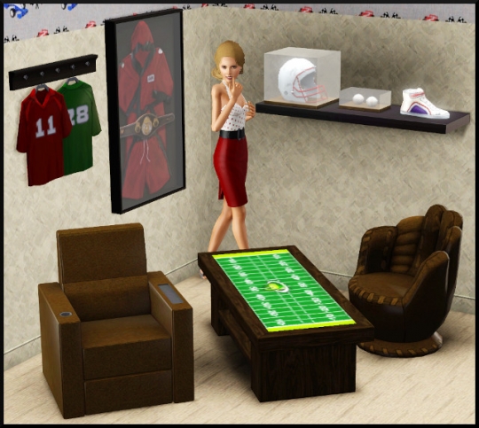 5 sims 3 store passion et sport C'est l'heure du match ! table basse