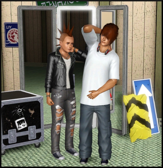 6 sims 3 store 100 punk tenues adolescent homme adulte crete