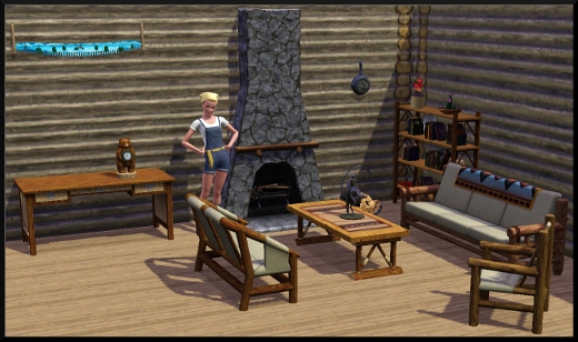 6 Sims 3 Store Rustique à l'ancienne ensemble