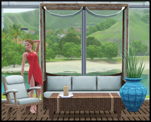 7 Sims 3 Store Sable Surf et Soleil Sable Surf et Soleil table basse plante sofa