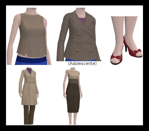 15 Sims 3 Store Tenues et coiffures fantaisistes vetements qui n'apparaissent pas en jeu