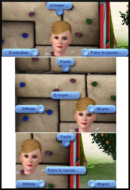 3 sims 3 store une vie pleine d'aventure mur d'escalade défi vertical interactions