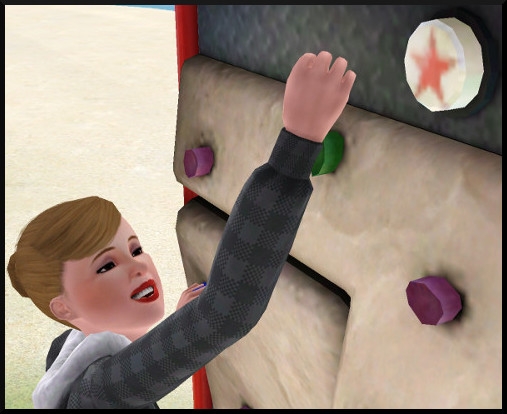 6 sims 3 store une vie pleine d'aventure mur d'escalade défi vertical bouton victoire