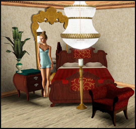 9 sims 3 store vie de plaisir vetement interieur luxe lit lustre miroir