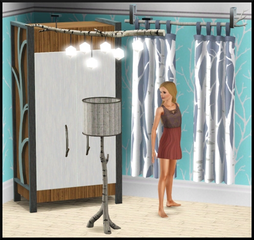 3 sims 3 store communion avec la nature vetement meuble armoire lampe rideaux