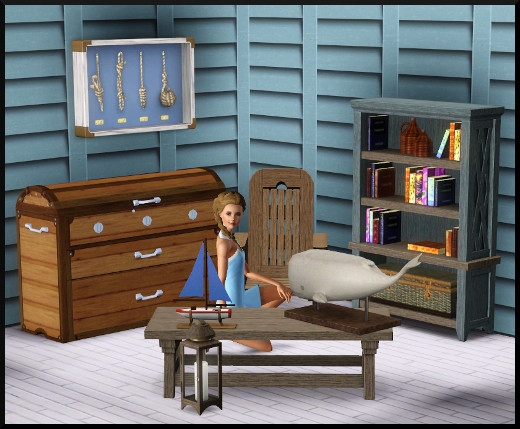 9 sims 3 store vie nautique table basse décoration lampe