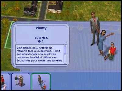 sims 2 veronaville boîte à familles antonio monty et ses jumeaux béatrice et bénédicte