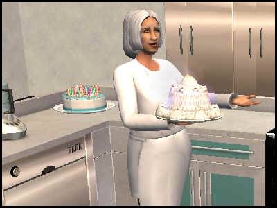 sims 2 veronaville isabella monty matriarche cuisine gâteau