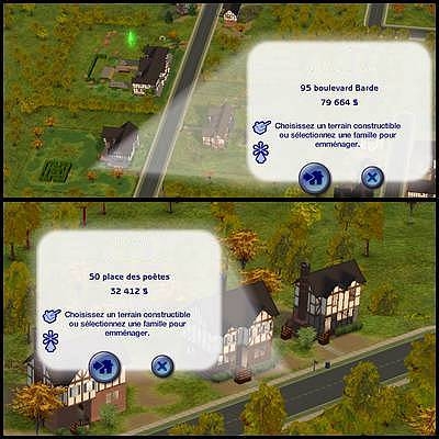 sims 2 veronaville boulevard barde place des poètes références à shakespeare