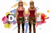 Pantalon velours - Mannequin Sarah Swan par Angerouge24