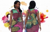 Robe rose - Mannequin Amber Jones par MissingSim