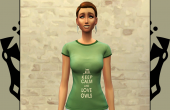 T-shirt femme vert