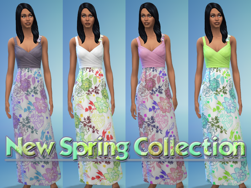 new spring collection robe fleurie pouss