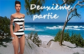 Collection maillot de bain deuxième partie motif géométrie