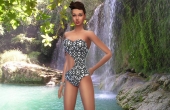 Maillot de bain géométrie 2