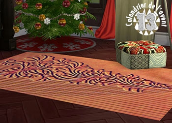 Tapis Noël Chic