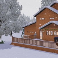 Faà§ade arrière hiver
