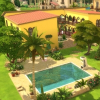 L'hacienda vue de l'arrière 1
