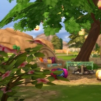 L'hacienda vue du jardin arrière 1
