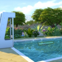 L'hacienda vue du jardin arrière 4