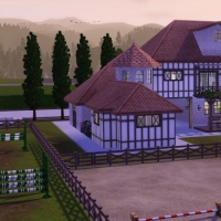 Haras Normand Faà§ade arrière - vue générale