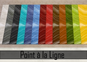 Collection de Tapis "Point  la Ligne"