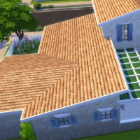 Mas Provencal Sims 4  Faà§ade arrière